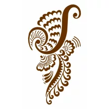 Mk Body Deco Henna sablon  - Nonfiguratív 18