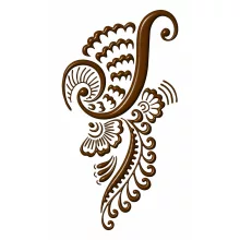 Mk Body Deco Henna sablon  - Nonfiguratív 18