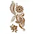 Mk Body Deco Henna sablon - Virág 19
