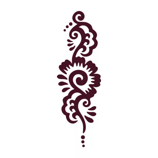 Mk Body Deco Henna sablon - Nonfiguratív minta testfestéshez