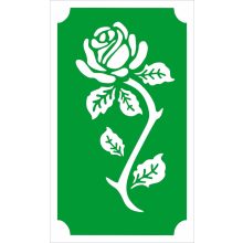 Mk Body Deco Henna sablon - Rózsa minta testfestéshez