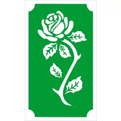 Mk Body Deco Henna sablon - Rózsa minta testfestéshez