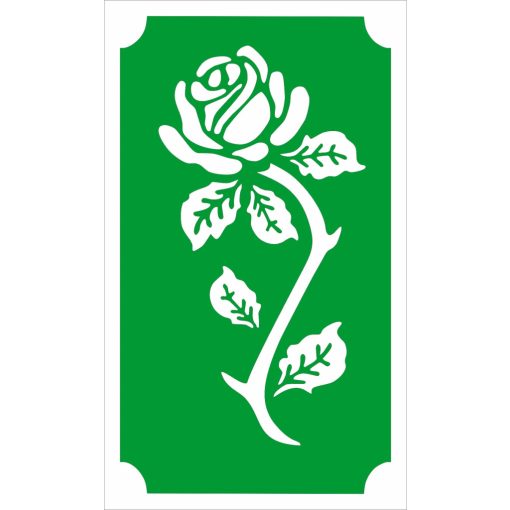 Mk Body Deco Henna sablon - Rózsa minta testfestéshez