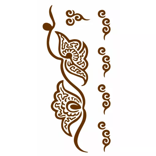 Mk Body Deco Henna sablon - Nonfiguratív 23