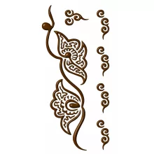 Mk Body Deco Henna sablon - Nonfiguratív 23