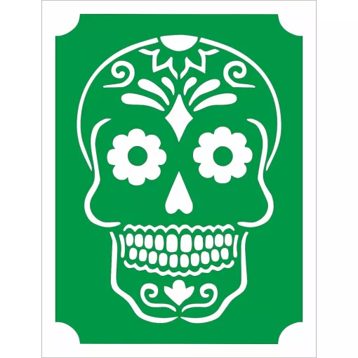 Mk Body Deco Henna sablon - Mexikói koponya 25