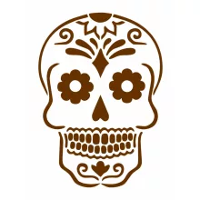 Mk Body Deco Henna sablon - Mexikói koponya 25