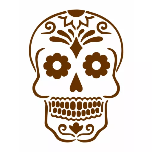 Mk Body Deco Henna sablon - Mexikói koponya 25