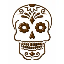 Mk Body Deco Henna sablon - Mexikói koponya 25