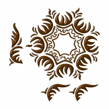 Mk Body Deco Henna sablon - Nonfiguratív 26