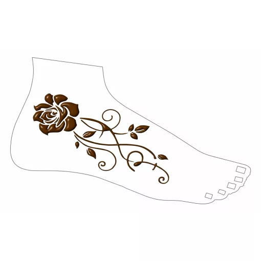 Mk Body Deco Henna sablon - Lábfejre 27