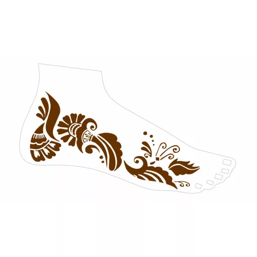Mk Body Deco Henna sablon - Lábfejre 28