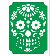 Mk Body Deco Henna sablon - Mexikói koponya 32