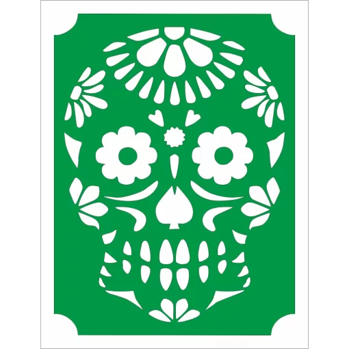Mk Body Deco Henna sablon - Mexikói koponya 32