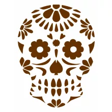 Mk Body Deco Henna sablon - Mexikói koponya 32