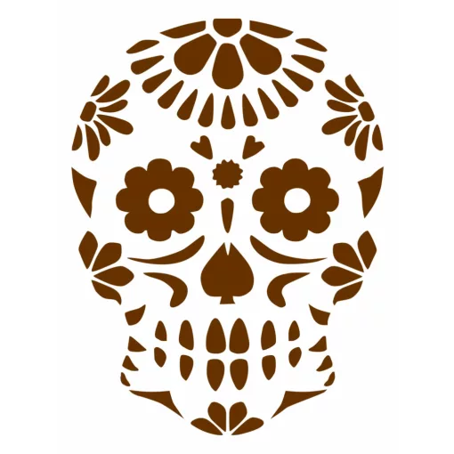 Mk Body Deco Henna sablon - Mexikói koponya 32