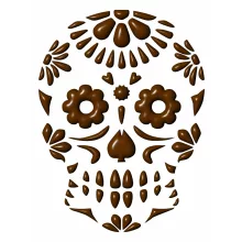 Mk Body Deco Henna sablon - Mexikói koponya 32