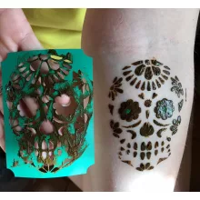 Mk Body Deco Henna sablon - Mexikói koponya 32