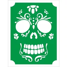 Mk Body Deco Henna sablon - Mexikói koponya 33