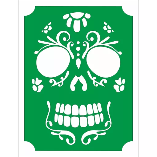 Mk Body Deco Henna sablon - Mexikói koponya 33