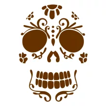 Mk Body Deco Henna sablon - Mexikói koponya 33