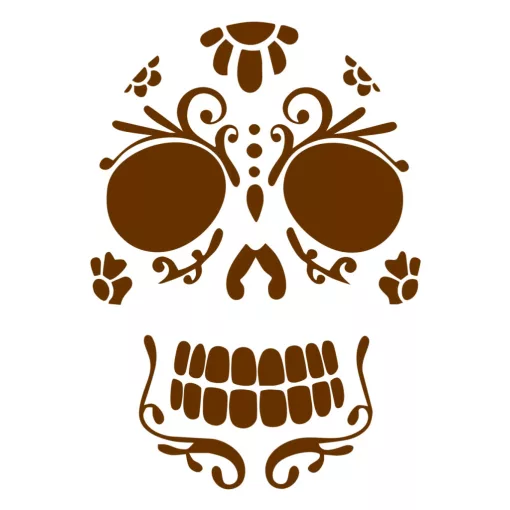 Mk Body Deco Henna sablon - Mexikói koponya 33