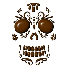 Mk Body Deco Henna sablon - Mexikói koponya 33