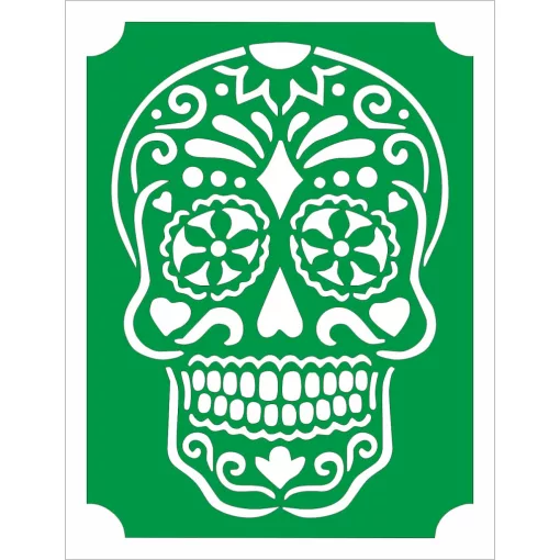 Mk Body Deco Henna sablon - Mexikói koponya 34