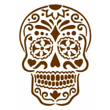 Mk Body Deco Henna sablon - Mexikói koponya 34