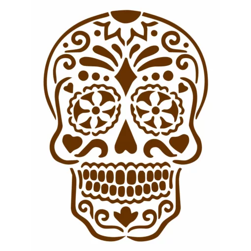 Mk Body Deco Henna sablon - Mexikói koponya 34