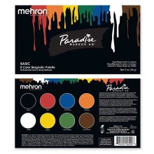 Mehron Paradise AQ Basic 8 színű arcfesték készlet - Alap színek