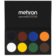 Mehron Paradise AQ Basic 8 színű arcfesték készlet - Alap színek