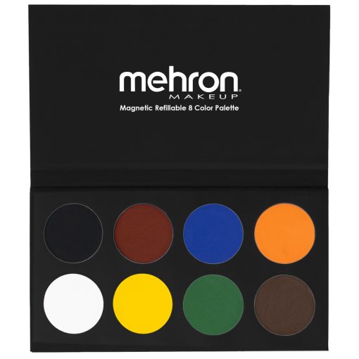 Mehron Paradise AQ Basic 8 színű arcfesték készlet - Alap színek