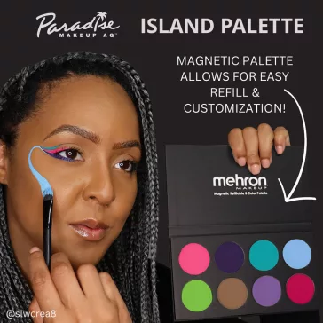   Mehron Paradise 8 színű arcfesték készlet - Island Pasztell színek