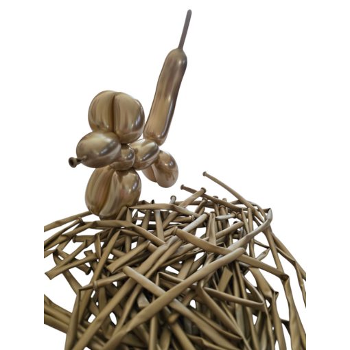 Modellező lufi 50 db-os króm arany színű csomag lufifigurák készítéséhez.