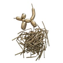 Modellező lufi 50 db-os króm arany színű csomag lufifigurák készítéséhez.