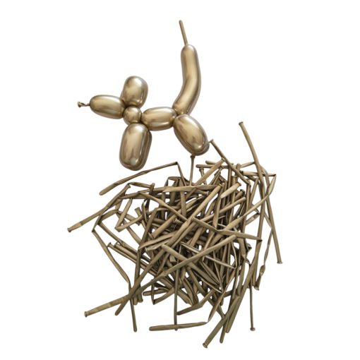 Modellező lufi 50 db-os króm arany színű csomag lufifigurák készítéséhez.