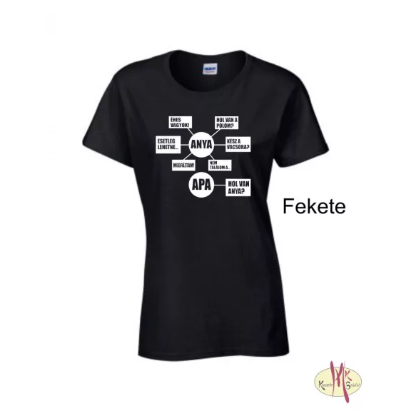 Kereknyakú Póló - Anya->