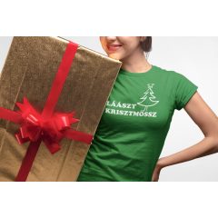 Laaszt Krisztmössz póló, vicces karácsonyi ajándék, Last Christmas póló, ünnepi póló