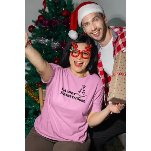 Laaszt Krisztmössz póló, vicces karácsonyi ajándék, Last Christmas póló, ünnepi póló