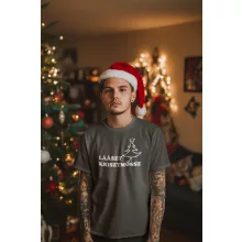 Laaszt Krisztmössz póló, vicces karácsonyi ajándék, Last Christmas póló, ünnepi póló