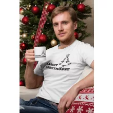Laaszt Krisztmössz póló, vicces karácsonyi ajándék, Last Christmas póló, ünnepi póló
