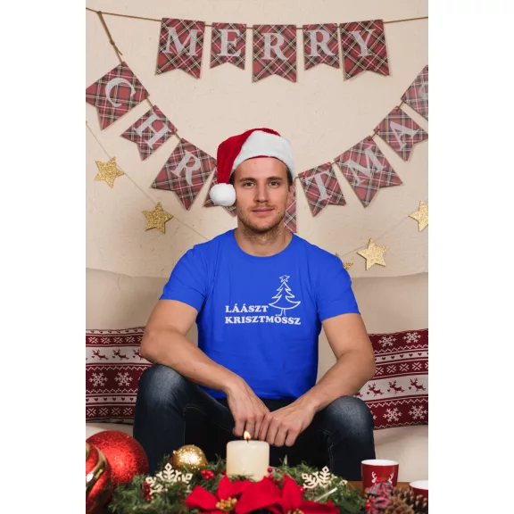 Laaszt Krisztmössz póló, vicces karácsonyi ajándék, Last Christmas póló, ünnepi póló