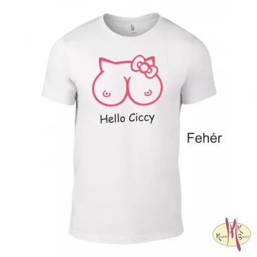 Kereknyakú Póló - Hello Ciccy