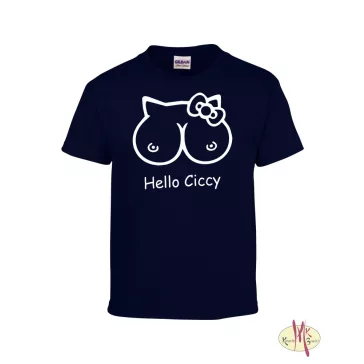 Kereknyakú Póló - Hello Ciccy