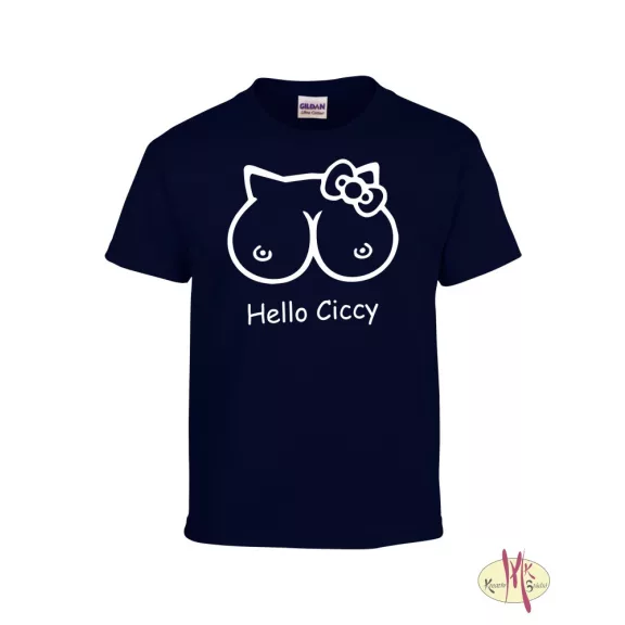 Kereknyakú Póló - Hello Ciccy