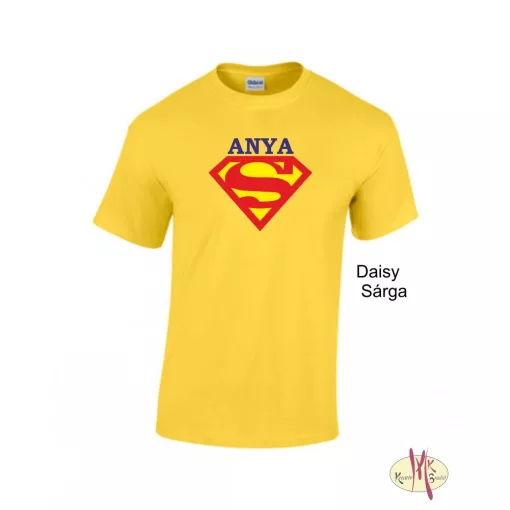 Kereknyakú Póló - Supergirl Anya