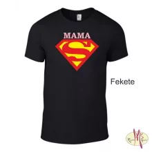 Kereknyakú Póló - Supergirl Mama, Mami, Nagyi