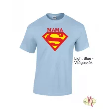Kereknyakú Póló - Supergirl Mama, Mami, Nagyi