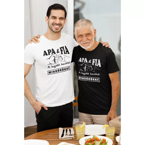 Apa és fia póló – Kényelmes és egyedi szett minden apának és fiának